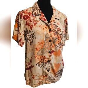 Carribean Joe Tropical Short Sleeve Shirt Medium
